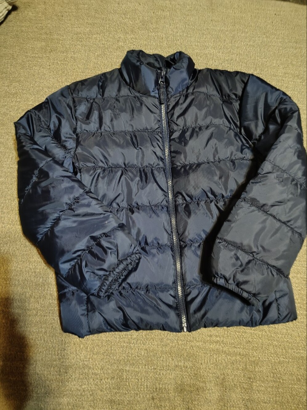 Place Navy Quilted Packable Puffer Jacket
